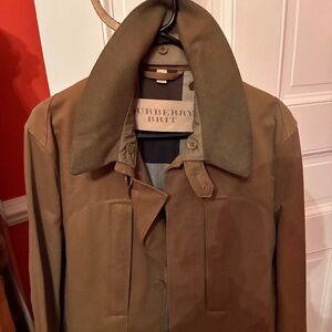 An Olive Green Burberry Brit Short Jacket, for Christmas